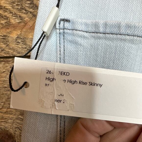 L'Agence Highline Ankle distressed Jeans in Fade out size 25 NWT - Picture 8 of 10